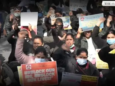 اعتراض کارگران زن پلتفرم‌های اینترنتی در هند