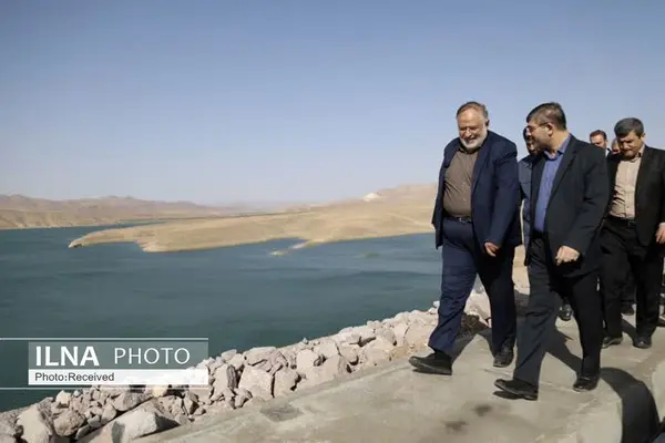 استاندار قزوین از سد مخزنی نهب بازدید کرد