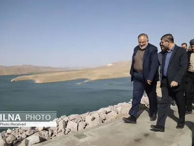 استاندار قزوین از سد مخزنی نهب بازدید کرد
