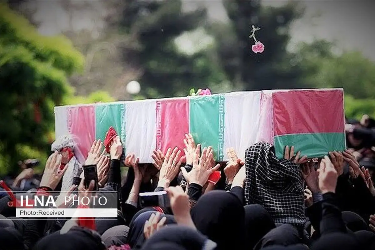 مراسم تشییع شهدای گمنام در قزوین برگزار شد