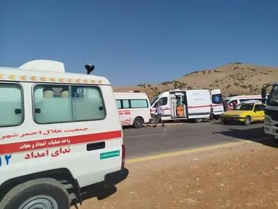  ۲ کشته و ۵ مصدوم در تصادف جاده سپیدان–شیراز
