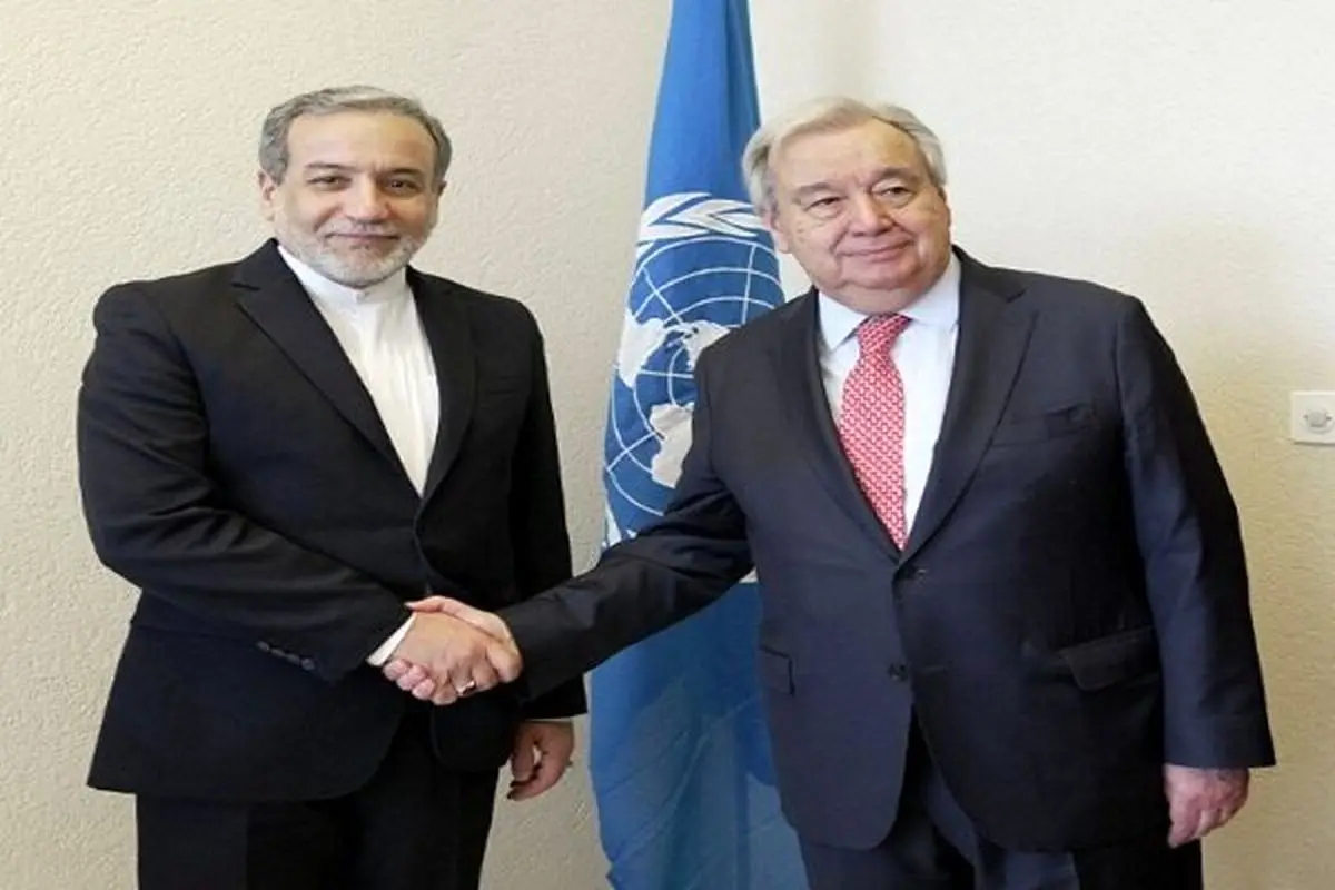 Iran FM Araghchi meets with UN chief Guterres in Geneva