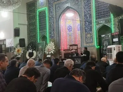 برگزاری مراسم ختم حسین حبیبی با حضور فعالان تشکل‌ها