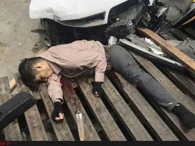 تصادف خودروی زانتیا با فرد زورگیر عمدی نبوده است