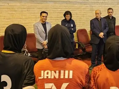 حضور مهدی تاج در اردوی تیم ملی فوتسال بانوان