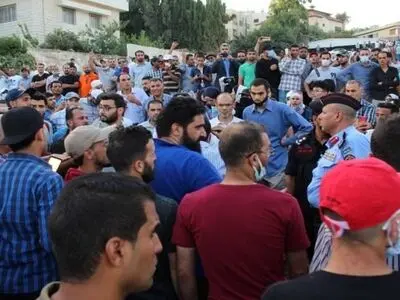 تظاهرات معلمان در اردن