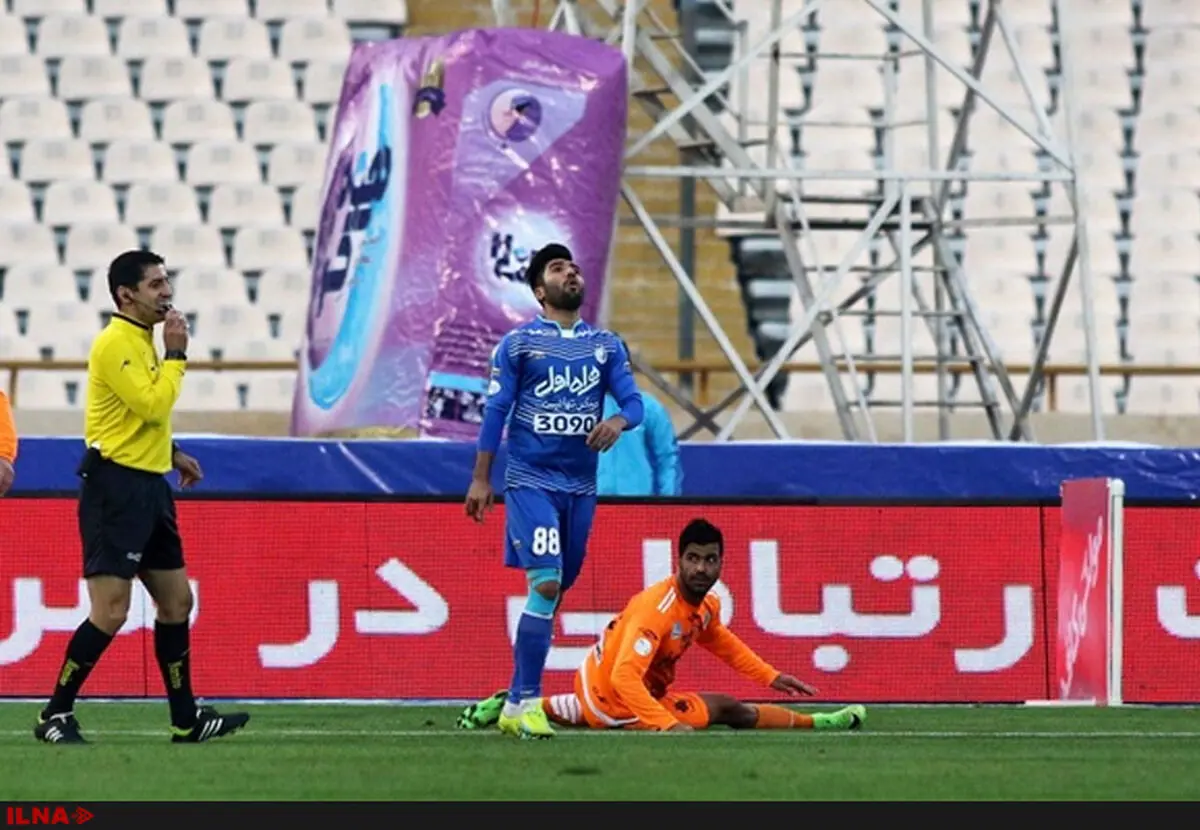 سایپا 1 استقلال 2/ خدا منصوریان را بغل کرد