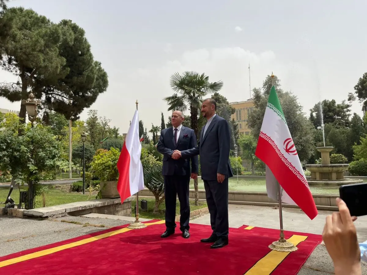 استقبال امیرعبداللهیان از وزیر امور خارجه لهستان