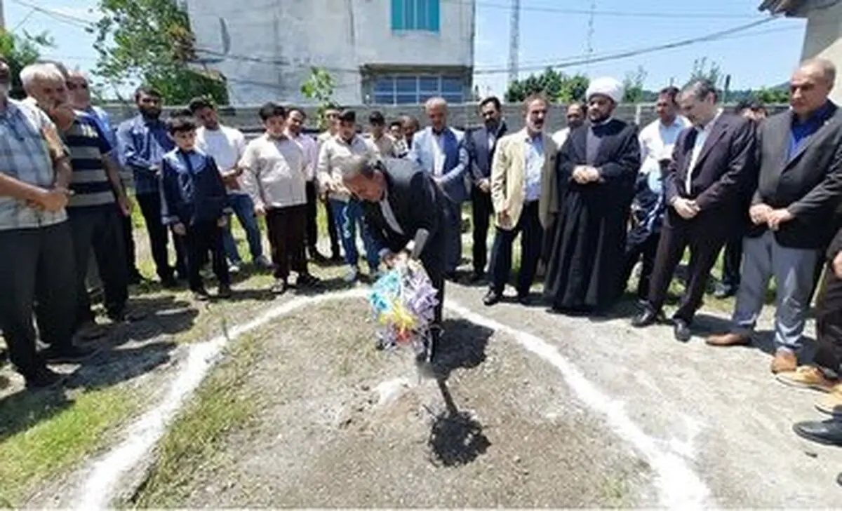 ساخت مدرسه در حویق به همت یک خیّر گیلانی