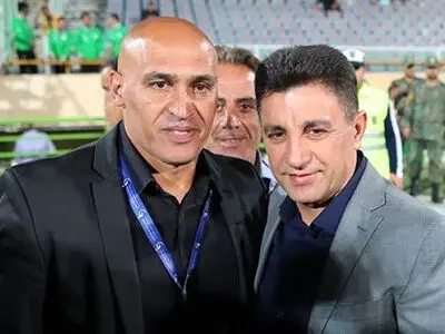 ویدیو: خوش‌و‌بش قلعه نویی با منصوریان و مجتبی حسینی