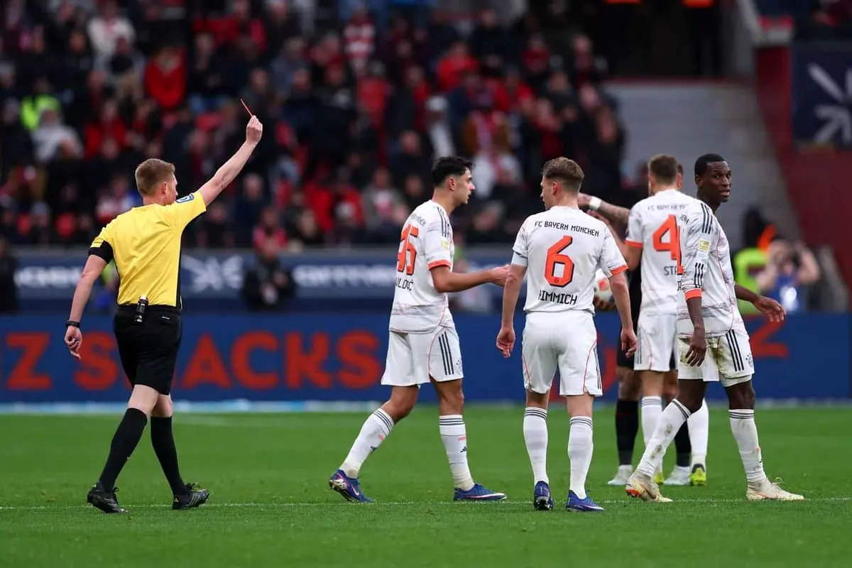 بایرلورکوزن 1-1 بایرن مونیخ؛ تقسیم امتیارات با دو اخراجی