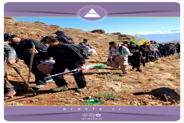 اردوی کوهنوردی دانشجویان دانشگاه های پیام نور جلفا و آزاد ارس 