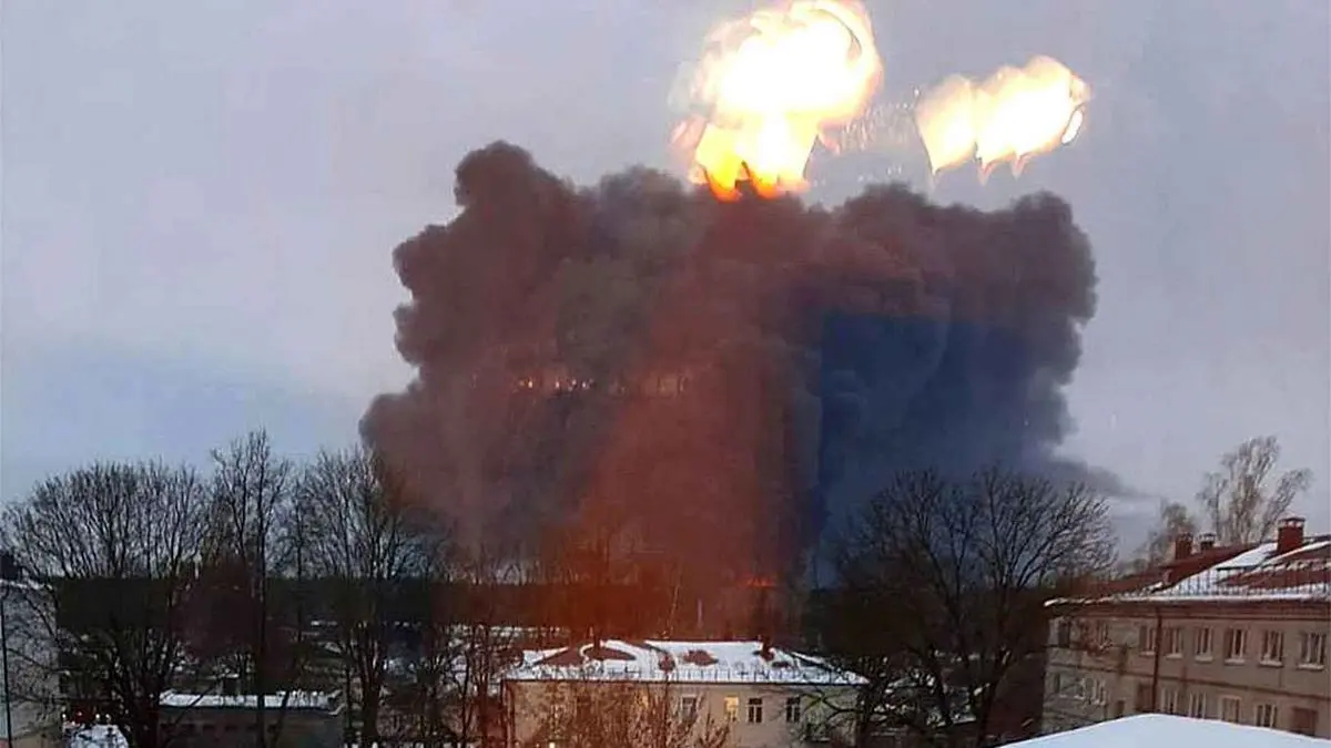 اوکراین عملیاتش در خاک روسیه را تشدید کرد؛ آتش‌سوزی در پالایشگاه ساراتوف