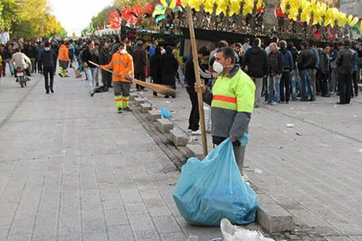 اعزام ۳۰۰ نیروی خدمات شهری شهرداری تهران به مراسم اربعین 