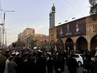 تشییع باشکوه پیکر آیت‌الله سید علی شفیعی در اهواز