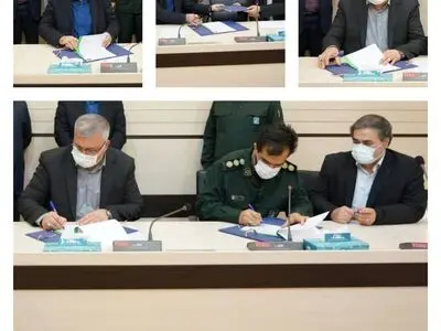 تفاهم نامه احداث ۴۸۰ واحد مسکونی برای کارکنان نیروی هوا فضای سپاه پاسداران انقلاب اسلامی