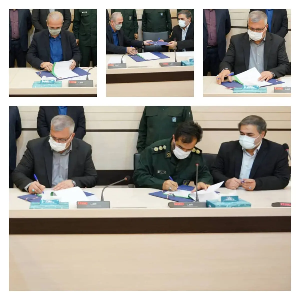تفاهم نامه احداث ۴۸۰ واحد مسکونی برای کارکنان نیروی هوا فضای سپاه پاسداران انقلاب اسلامی