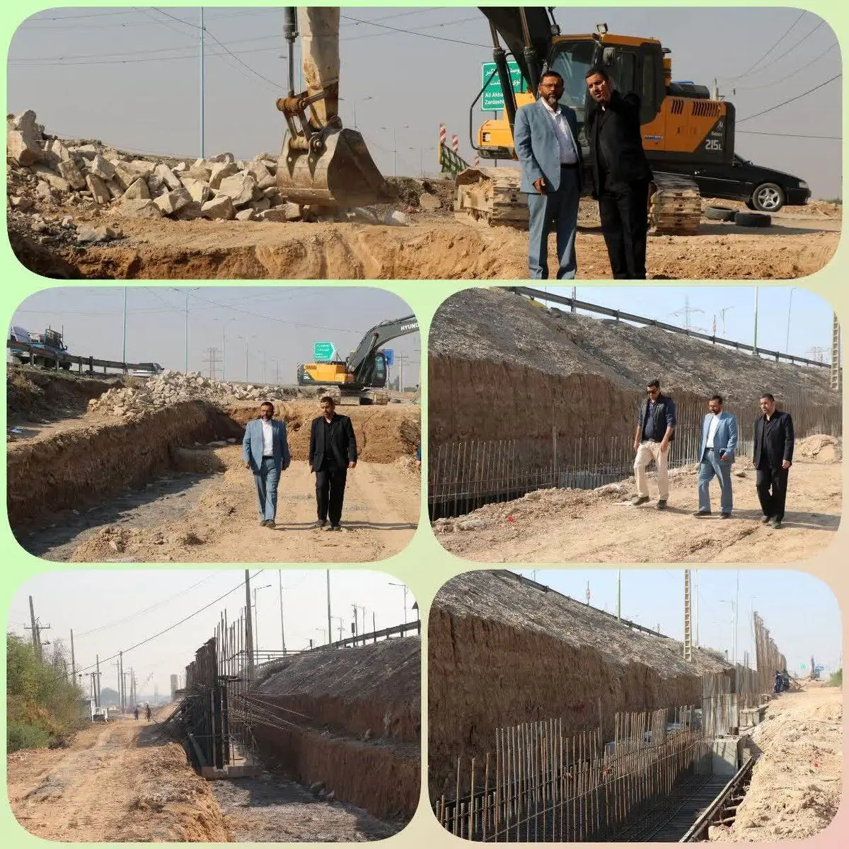 پیشرفت عملیات تعریض پل شهید دغاغله اهواز وارد مرحله اجرایی شد