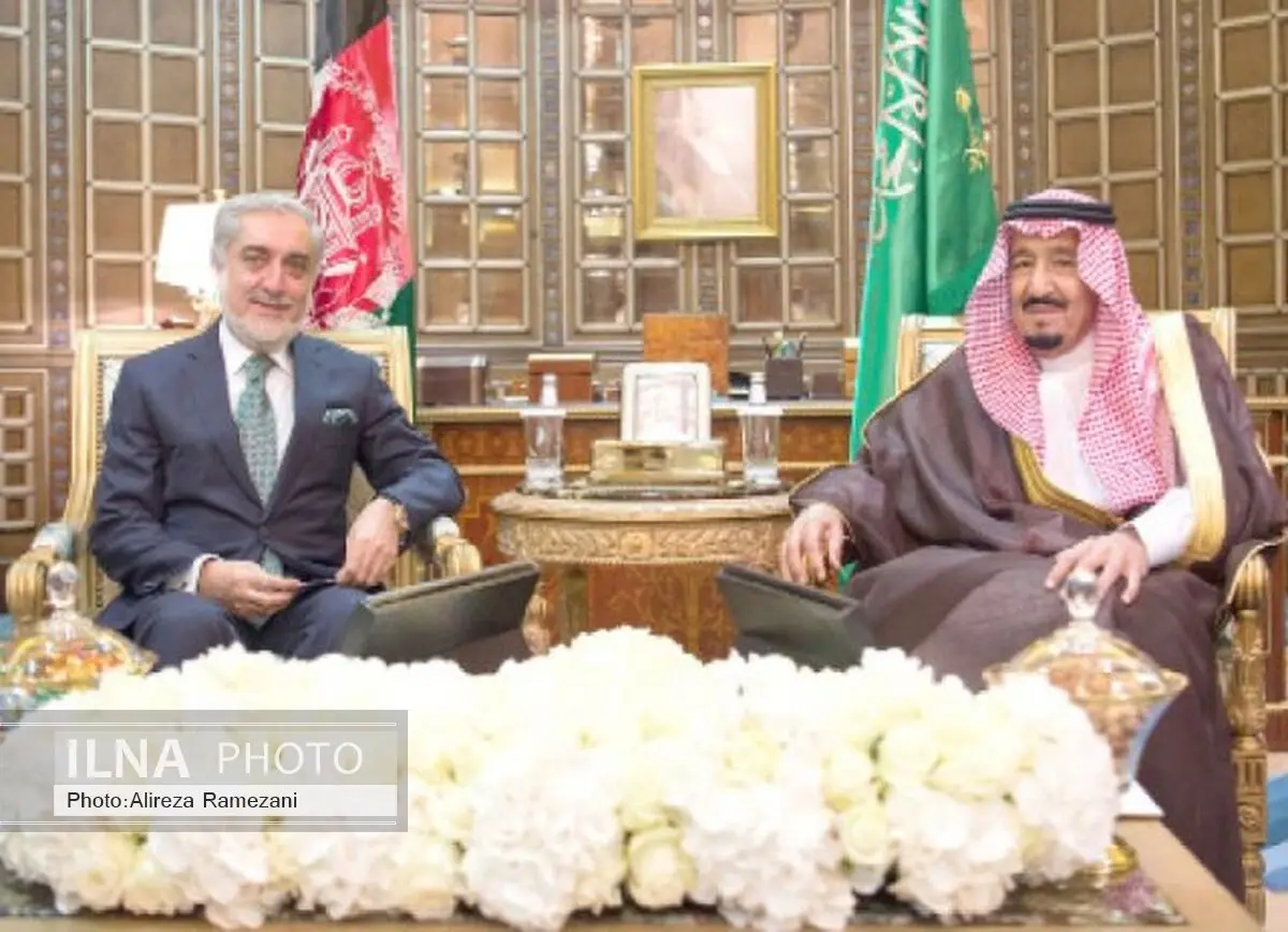 دیدار پادشاه سعودی با «عبدالله عبدالله»