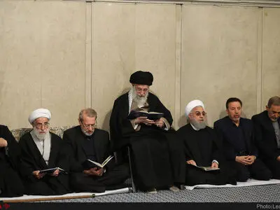 مراسم ترحیم و بزرگداشت آیت الله شاهرودی در حسینیه امام خمینی (ره)