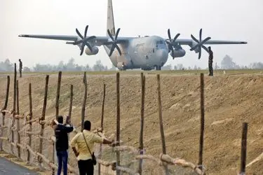 ۶۶ کشته در پی سقوط یک هواپیمای باری نظامی در جنوب کلمبیا 