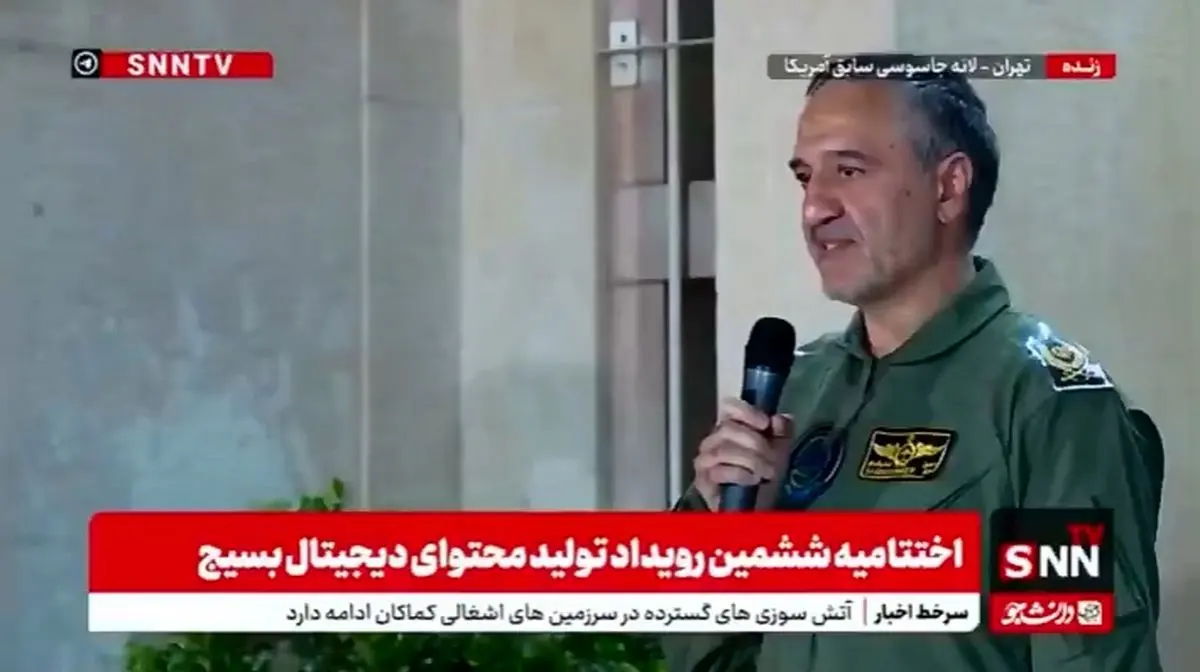 خلبان هواپیمایی ایلوشین هوافضای سپاه: یک هواپیمای ترابری در عرض ۳ ساعت توسط متخصصین ما برای اطفای حریق آماده شد + فیلم
