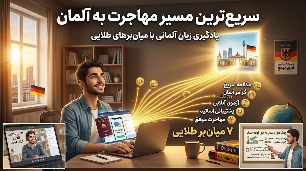 سریع‌ترین مسیر مهاجرت: 7 میان‌بر طلایی در آموزش زبان آلمانی که آموزشگاه‌ها به شما نمی‌گویند!