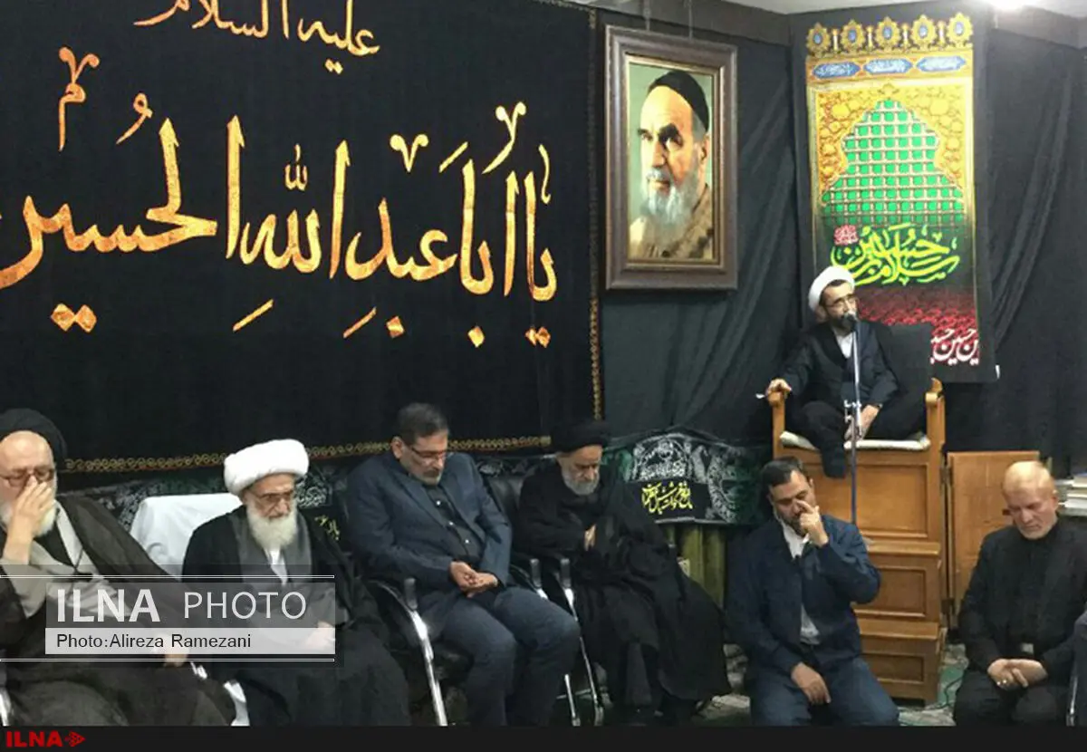 حضور شمخانی در مراسم سوگواری بیت آیت‌الله نوری همدانی