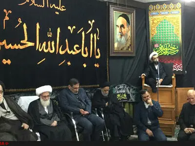حضور شمخانی در مراسم سوگواری بیت آیت‌الله نوری همدانی