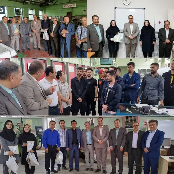 تقدیر از مربیان مراکز آموزش فنی و حرفه ای استان البرز