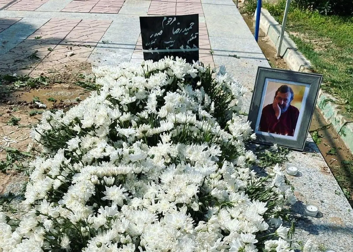 پیکر حمیدرضا صدر در قطعه هنرمندان  به خاک سپرده شد