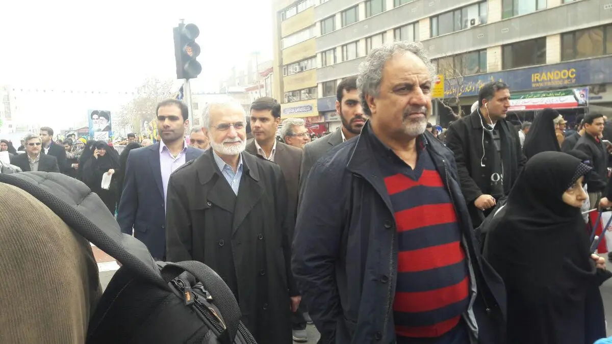 حضور کمال خرازی در راهپیمایی ۲۲ بهمن
