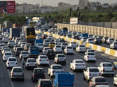 ترافیک در جاده‌های کشور پس از پایان مراسم تشییع پیکر مطهر رهبر شهید انقلاب