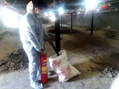 معدوم سازی یک واحد مرغداری مبتلا به بیماری آنگارا در سبزوار