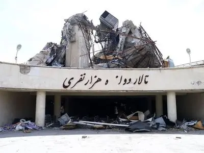 خسارت وارد شده به مجموعه ورزشی آزادی پس از حملات آمریکایی-صهیونی (عکس)