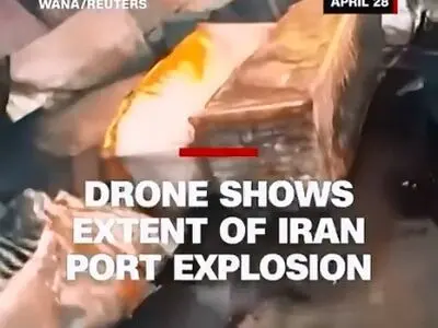 این ویدیو شاید بهتر از هر گزارشی ابعاد حادثه بندر شهید رجایی را نشان می‌دهد