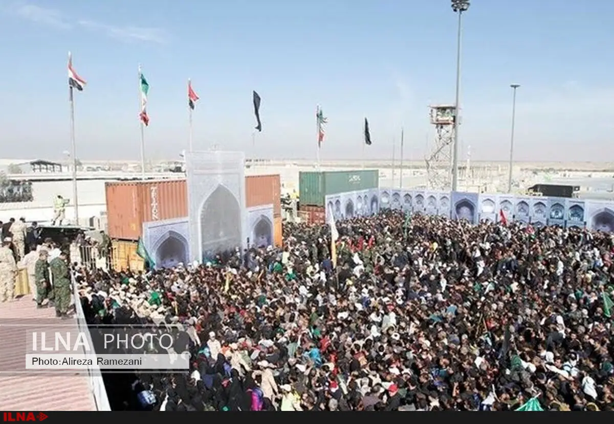 فیلم/اوج شلوغی و ازدحام در مرز مهران