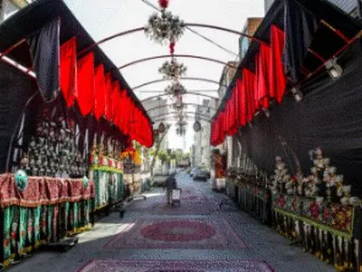 نصب داربست فلزی در محرم با مجموعه اژدر