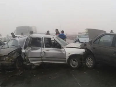 تصادف در محور زاهدان - بم دو مجروح برجای گذاشت