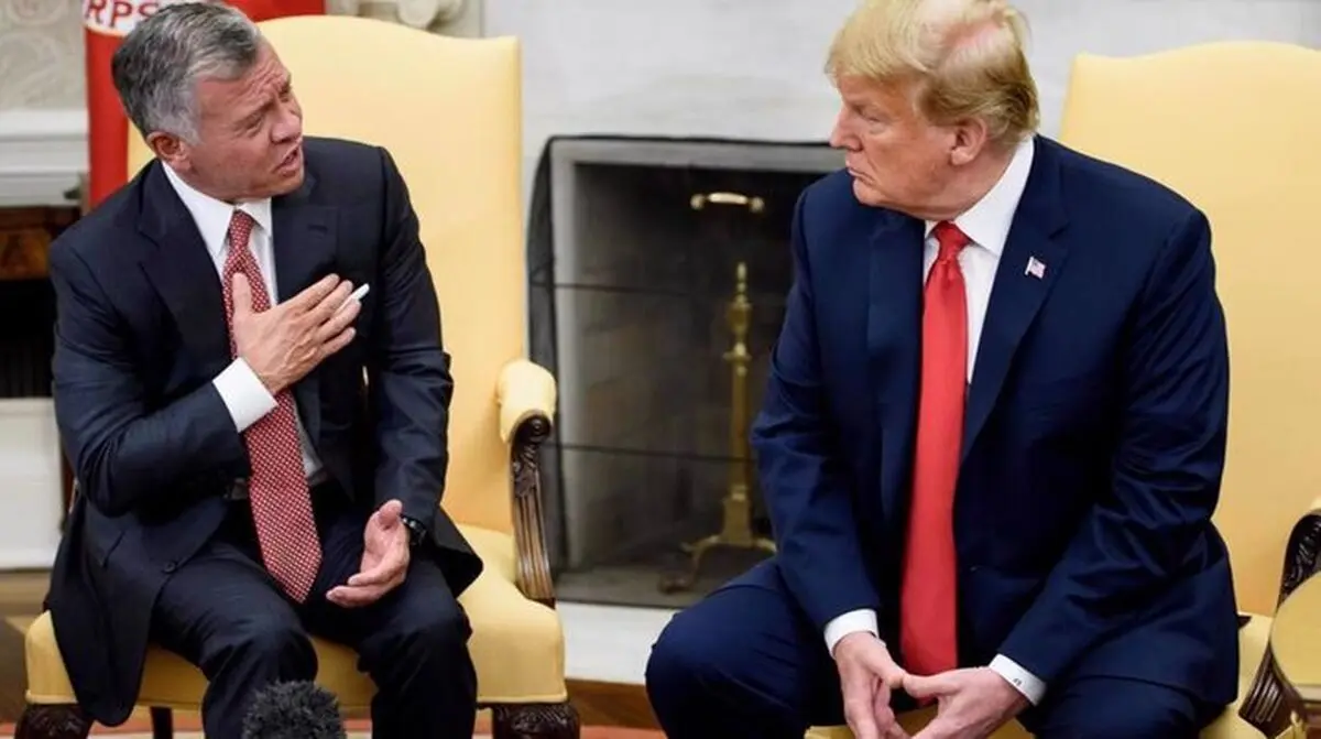 Jordan's king rejects Trump plan to resettle Palestinians