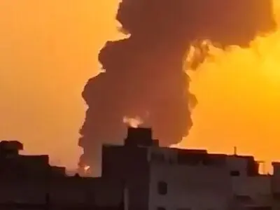 تصویری جدید از آتش‌سوزی جنوب تهران