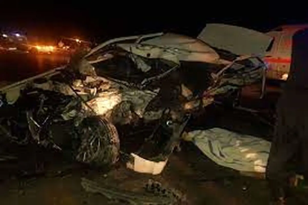 برخورد دو دستگاه خودرو در محور ارتباطی نورآباد به هرسین با یک کشته و ۲ زخمی