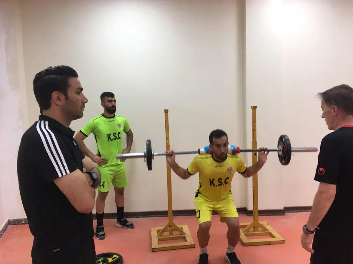 تمرین پرفشار شاگردان نکونام