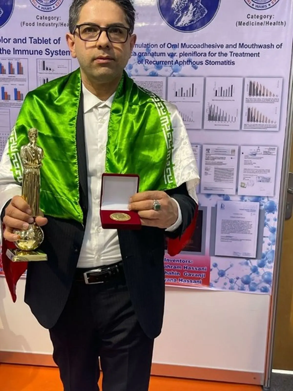 Dr. Bahram Hassani, a prominent Iranian scientist and entrepreneur, shone at the Archimedes World Inventions and Discoveries Competition in Russia. 