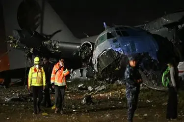 کشته شدن دستکم ۱۵ تن طی سقوط یک هواپیمای نظامی در بولیوی