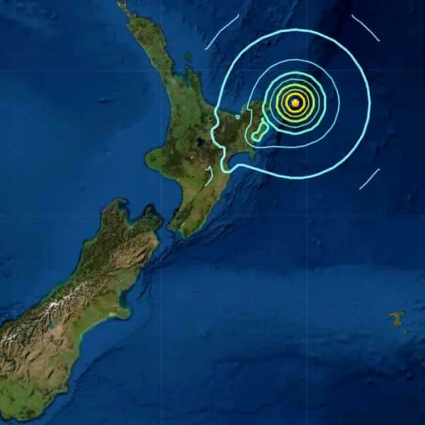 وقوع زمین‌لرزه ۷ و ۳ دهم ریشتری در نزدیکی نیوزیلند