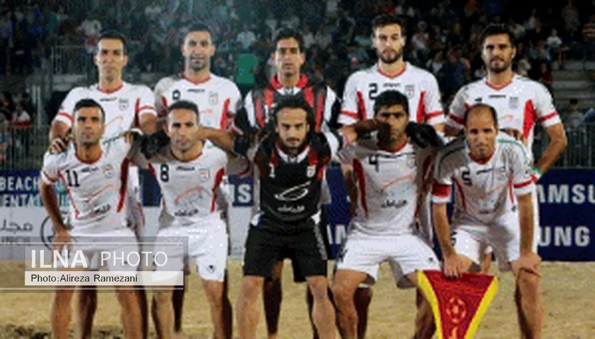 وزارت ورزش و جوانان نایب قهرمانی تیم ملی فوتبال ساحلی را تبریک گفت