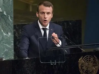 French leader speaks in defense of Iran deal in first UN speech