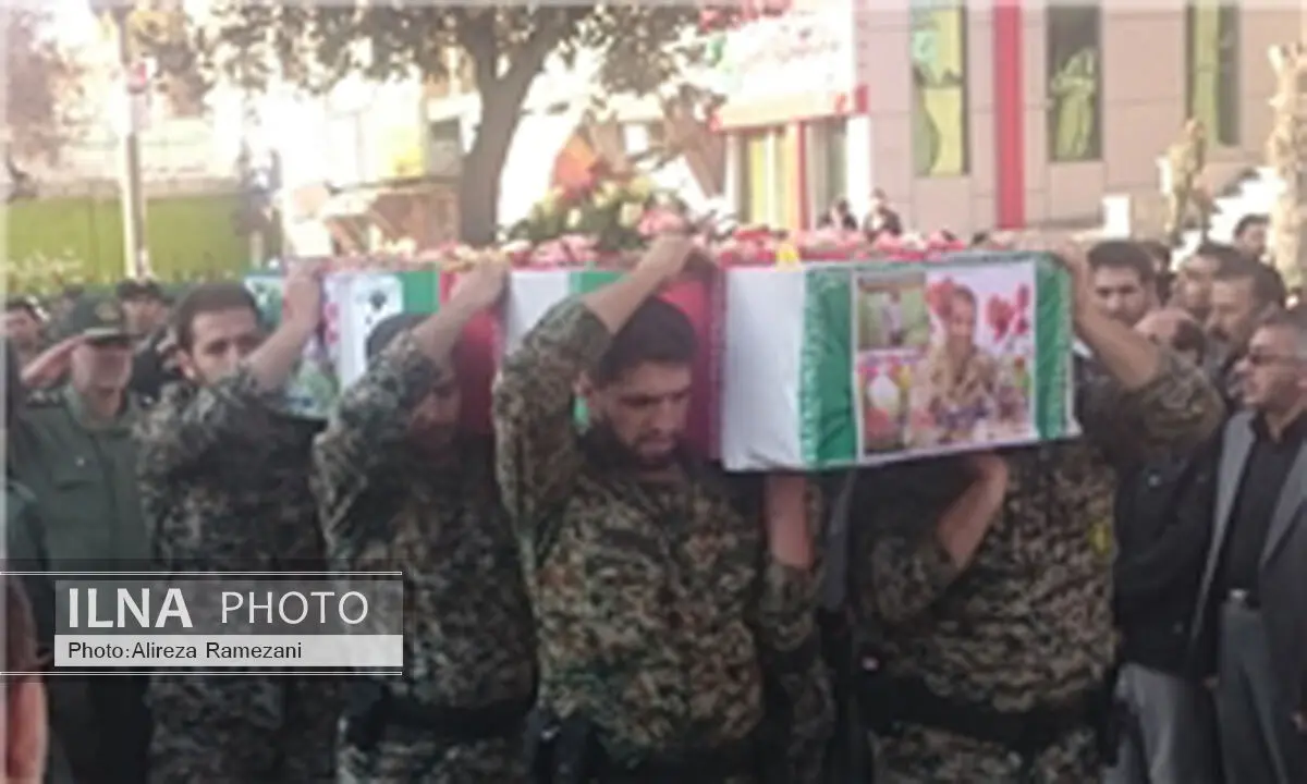 پیکر پنجمین شهید مدافع حرم در کرمانشاه تشییع شد
