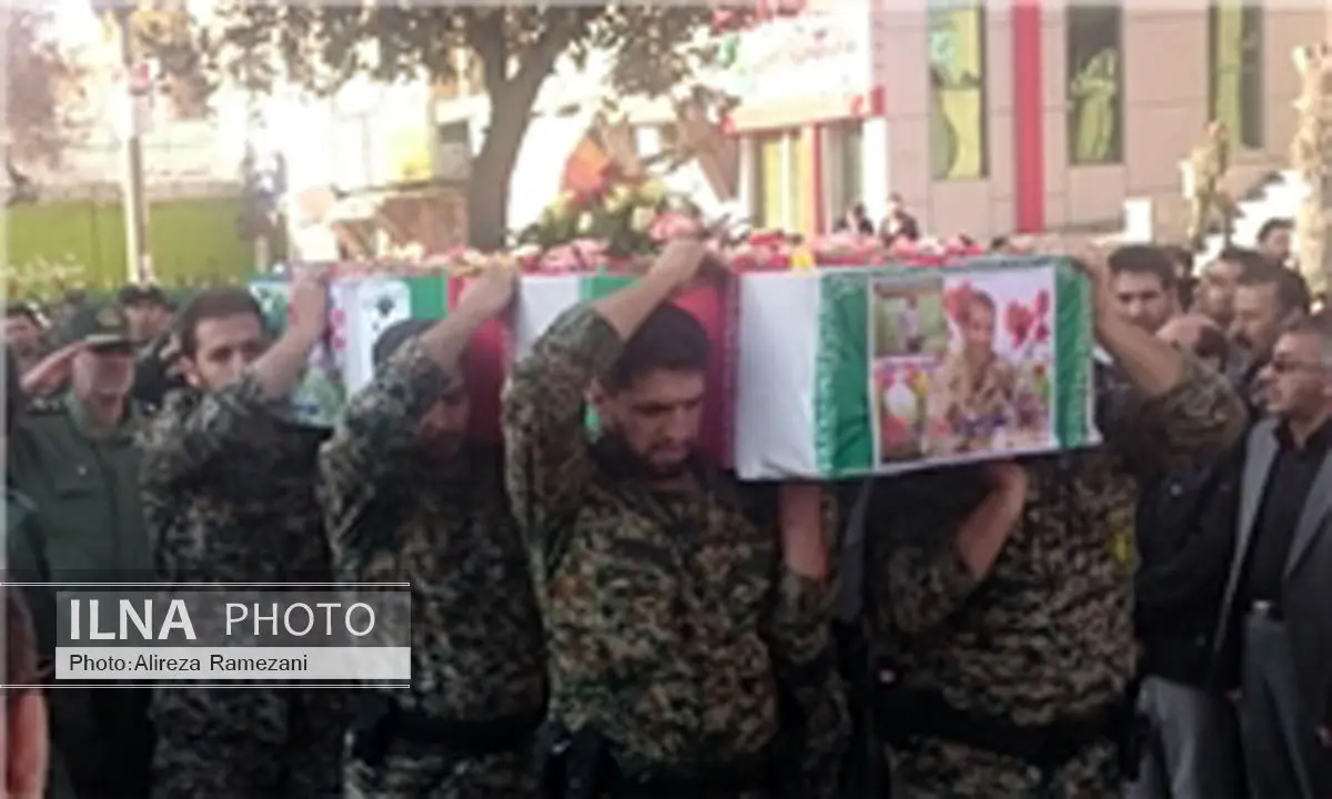 پیکر پنجمین شهید مدافع حرم در کرمانشاه تشییع شد